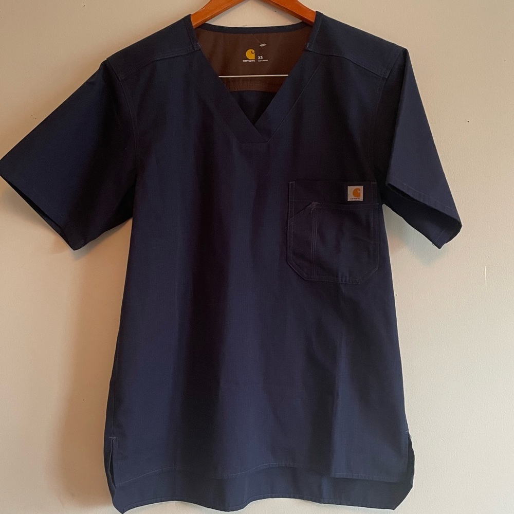 Carhartt XS Scrub Navy Blue
